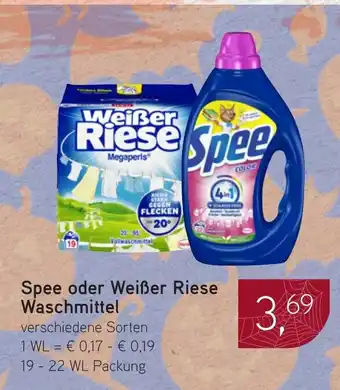 Dornseifer Spee oder Weißer Riese Waschmittel Angebot
