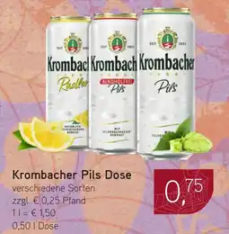 Dornseifer Krombacher Pils Dose Angebot