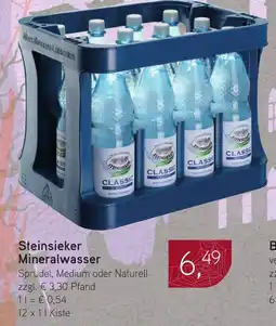 Dornseifer Steinsieker Mineralwasser Angebot
