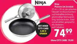 CITTI Markt Ninja Pfannen-Set Zerostick Angebot