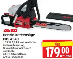 Herkules Baumarkt AL-KO Benzin Kettensäge BKS 4540 Angebot