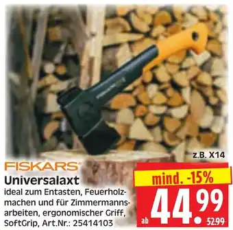 Herkules Baumarkt FISKARS Universalaxt Angebot