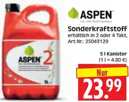Herkules Baumarkt ASPEN Sonderkraftstoff Angebot