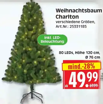 Herkules Baumarkt Weihnachtsbaum Charlton Angebot