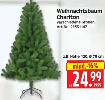 Herkules Baumarkt Weihnachtsbaum Charlton Angebot