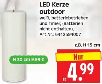 Herkules Baumarkt LED Kerze outdoor Angebot