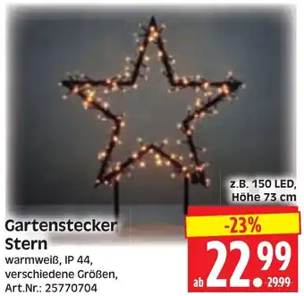 Herkules Baumarkt Gartenstecker Stern Angebot