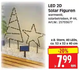 Herkules Baumarkt LED 2D Solar Figuren Angebot