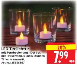 Herkules Baumarkt LED Teelichter Angebot