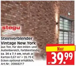 Herkules Baumarkt stegu Steinverblender Vintage New York Angebot