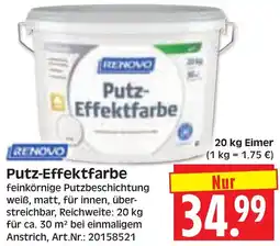 Herkules Baumarkt RENOVO Putz- Effektfarbe Angebot