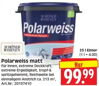 Herkules Baumarkt Polarweiss matt Angebot
