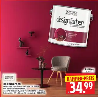 Herkules Baumarkt SCHÖNER WOHNEN designfarben Angebot