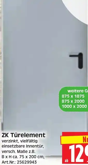 Herkules Baumarkt ZK Türelement Angebot
