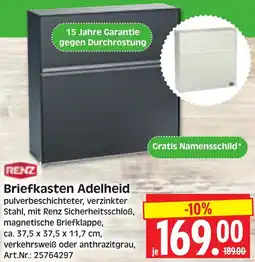 Herkules Baumarkt RENZ Briefkasten Adelheid Angebot
