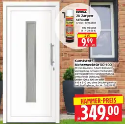 Herkules Baumarkt Kunststoff- Mehrzwecktür RD 100 Angebot