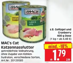 Herkules Baumarkt MAC's Cat Katzennassfutter Angebot
