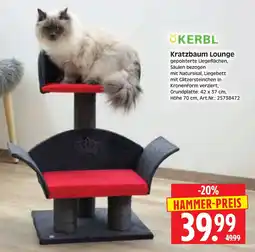 Herkules Baumarkt KERBL Kratzbaum Lounge Angebot