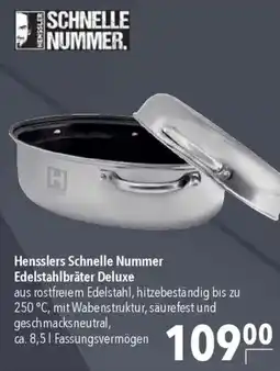 CITTI Markt Hensslers Schnelle Nummer Edelstahlbräter Deluxe Angebot