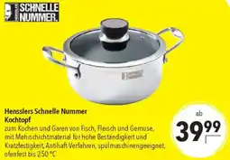 CITTI Markt Hensslers Schnelle Nummer Kochtopf Angebot