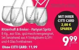 CITTI Markt Ritzenhoff & Breker - Partyset Spritz Angebot
