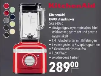 CITTI Markt KitchenAid K400 Standmixer 5KSB4026 Angebot