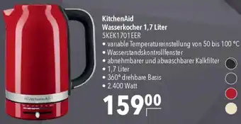 CITTI Markt KitchenAid Wasserkocher 1,7 Liter 5KEK1701EER Angebot