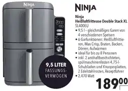 CITTI Markt Ninja Heißluftfritteuse Double Stack XL SL400EU Angebot