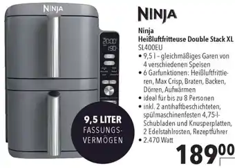 CITTI Markt Ninja Heißluftfritteuse Double Stack XL SL400EU Angebot