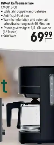 CITTI Markt Dittert Kaffeemaschine CM001B-00 Angebot