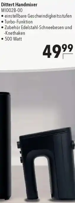 CITTI Markt Dittert Handmixer M1002B-00 Angebot
