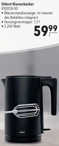 CITTI Markt Dittert Wasserkocher KE001B-00 Angebot