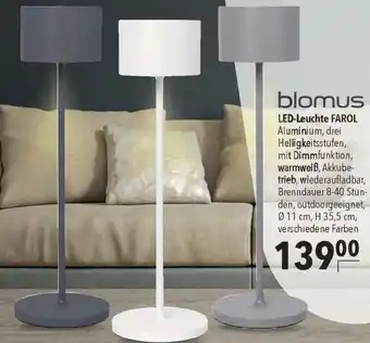 CITTI Markt blomus LED-Leuchte FAROL Angebot