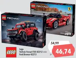 CITTI Markt Lego Technic Ferrari FXX 42212 oder Ford Bronco 42213 Angebot