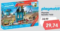 CITTI Markt Playmobil Baustelle 71650 Angebot