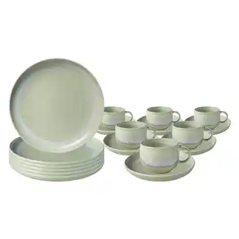 Netto Marken-Discount like. by Villeroy & Boch Kaffeeservice Perlemor Alga 18er Set Angebot