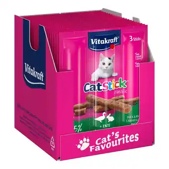 Netto Marken-Discount Vitakraft Mini Cat Sticks Ente & Kaninchen 18 g, 20er Pack Angebot