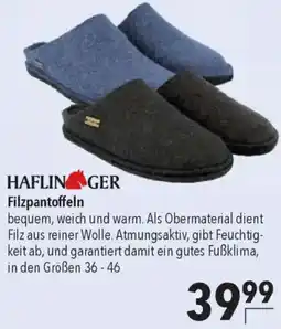CITTI Markt HAFLINGER Filzpantoffeln Angebot