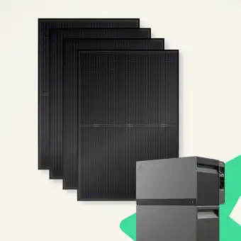 Netto Marken-Discount priwatt Balkonkraftwerk - 4 Solarmodule - 1800 Wp - ohne Halterung - Avocado Orbit M - 4,22 kWh Angebot