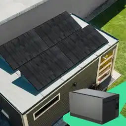 Netto Marken-Discount priwatt Balkonkraftwerk - 4 Solarmodule - 1800 Wp - Flachdach/Garten - Avocado Orbit M - 2,11 kWh Angebot