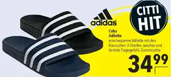 CITTI Markt adidas Coba Adilette Angebot