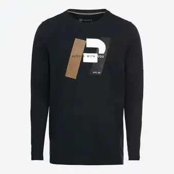 NKD Herren-Langarmshirt mit Rubber-Print Angebot