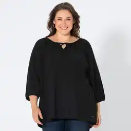NKD Damen-Langarmshirt mit Crincle-Effekt, große Größen Angebot