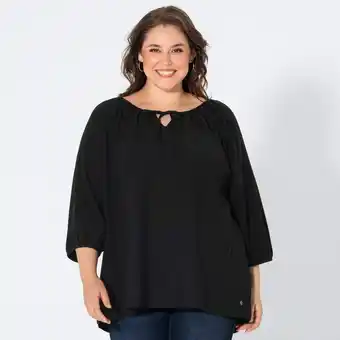 NKD Damen-Langarmshirt mit Crincle-Effekt, große Größen Angebot