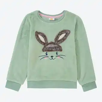 NKD Kinder-Mädchen-Fleeceshirt mit Applikation Angebot