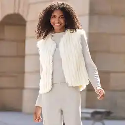 NKD Damen-Outdoor-Kunstfellweste Angebot