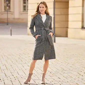 NKD Damen-Mantel mit Salz- und Pfeffer-Optik Angebot