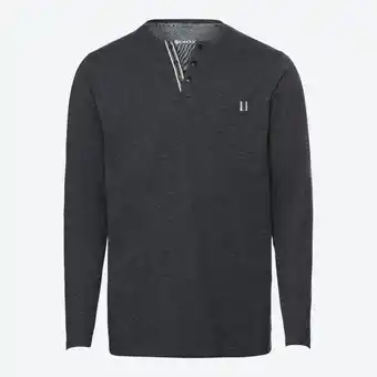 NKD Herren-Langarmshirt mit Henley-Kragen Angebot