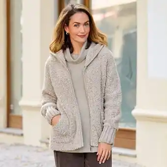 NKD Damen-Jacke in Bouclè-Optik mit Wolle Angebot