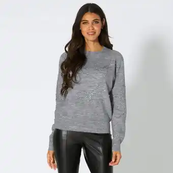NKD Damen-Pullover mit Hotfix-Steinen Angebot